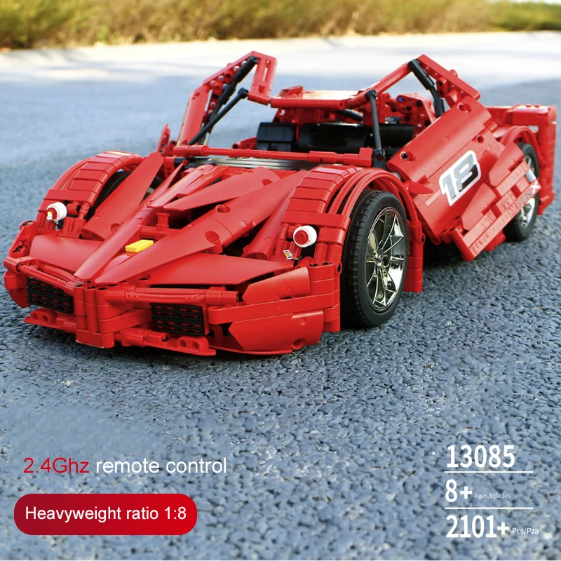 

2101PCS RC Super Racing Car Building Blocks DIY Model LegoING Technic Model Speed Remote Control Vehicle Bricks Toys For Kids