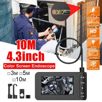 

HD 1080P 8MM Lens Screen Inspection Endoscope Camera IP67 Waterproof Borescope 4.3 inch HD IPS Screen Camera 3M/5M/10M