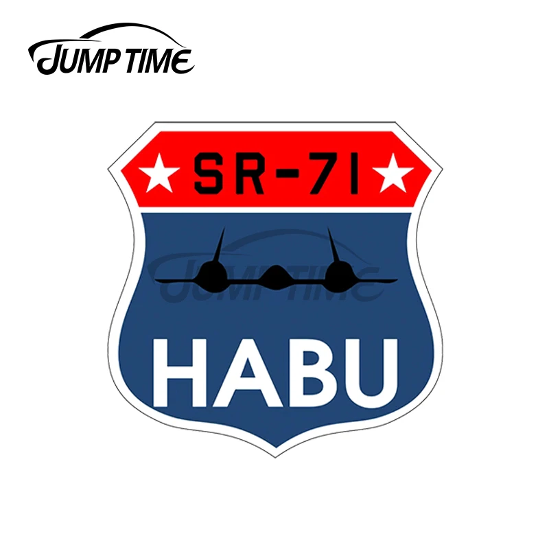 Tuta 13X4.8Cm Lockheed Sr-71 Blackbird Habu Adesivi Per Auto In Vinile Casco Moto Personalità Jdm Decalcomania Per Furgone