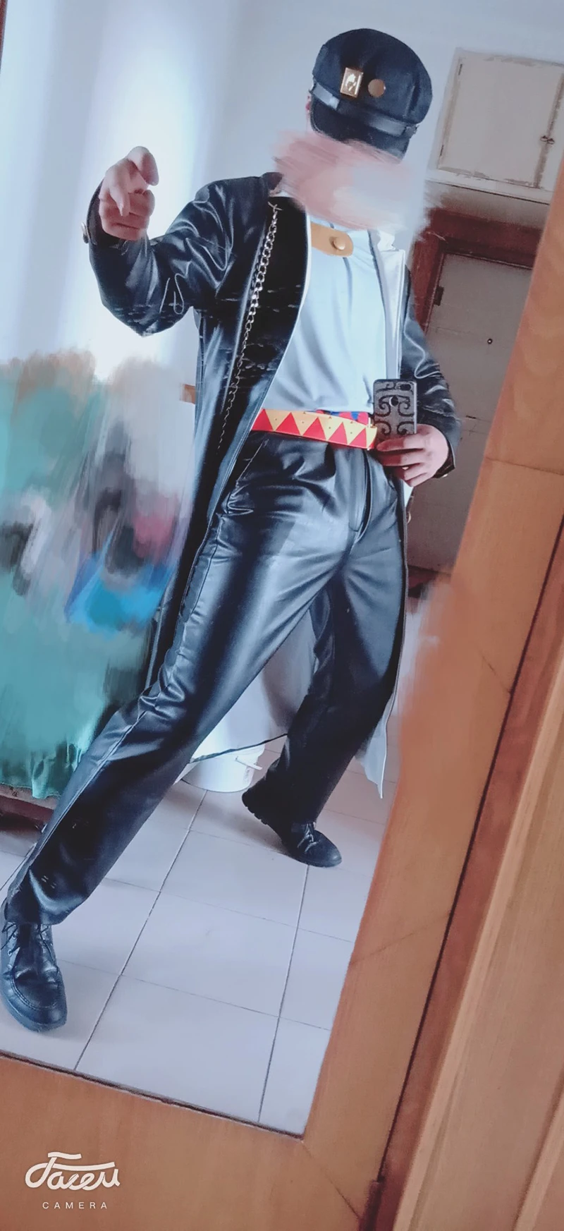 Jojo's Bizarre Jotaro Kujo Roupa Branca, Fantasia Cosplay