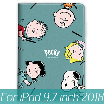 Чехол для iPad 10,2 7-го поколения, чехол для планшета из искусственной кожи, чехол для iPad 9,7 5th 6th Air 1 Air 2 Mini 123 Funda - Цвет: for iPad 9.7 2018