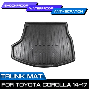 

Car Floor Mat Carpet For TOYOTA COROLLA 2014 2015 2016 2017 Rear Trunk Anti-mud Cover