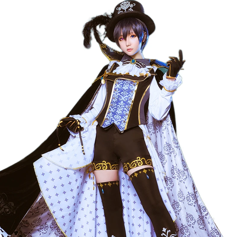 Новый аниме Черный Дворецкий Kuroshitsuji Ciel Phantomhive косплей костюм карнавальный