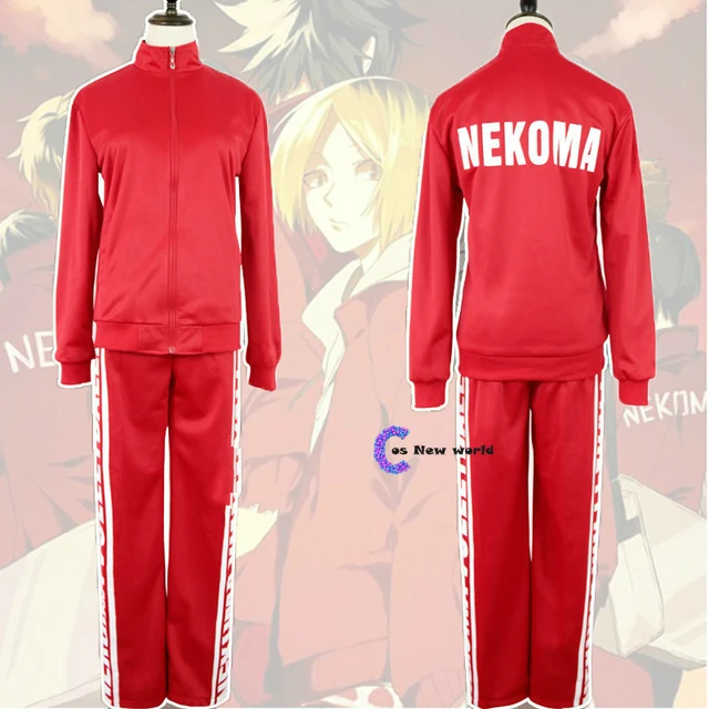 Anime tee!Haikyuu TEMPORADA 3 Shiratorizawa Gakuen Wakatoshi Ushijima  Cosplay Uniforme Traje Chaqueta Sportswear(Jacket + Pants) - AliExpress