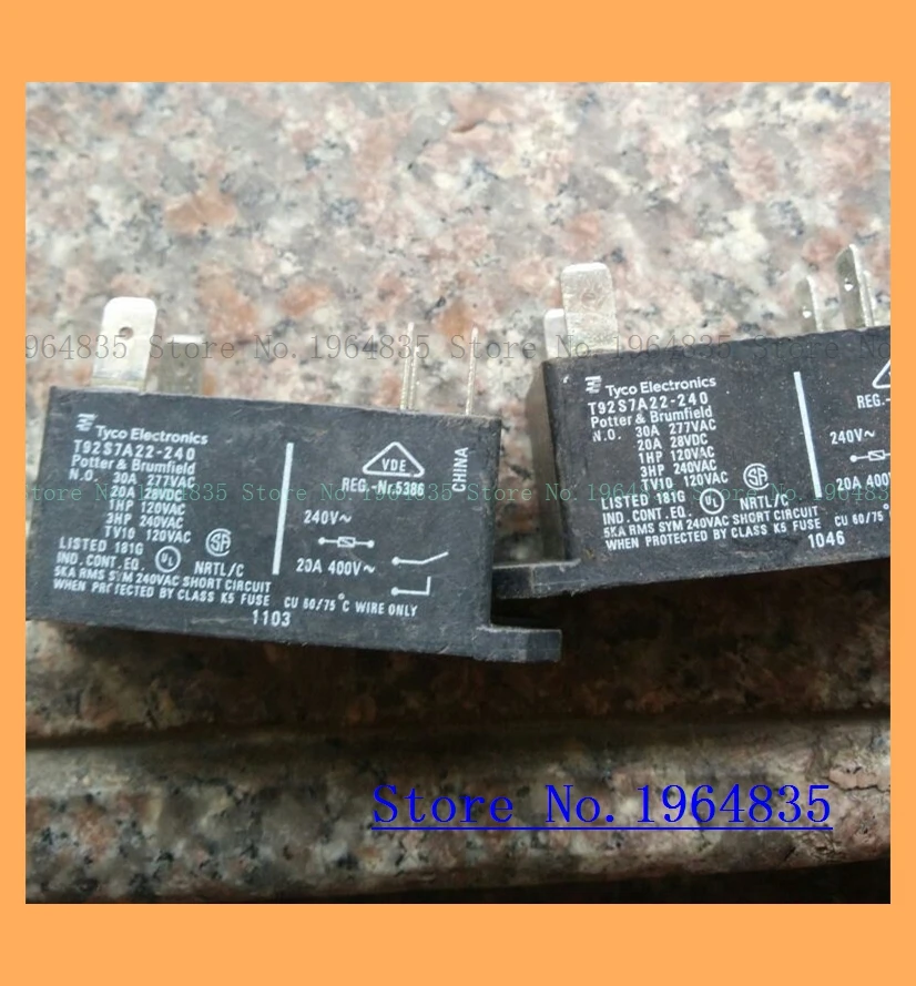 

T92S7A22-240 240VAC 6