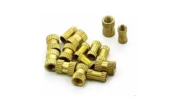 

M3 5x5 Brass knurled insert for HyperCube Evolution,3D Printed Parts,100Pcs/lot