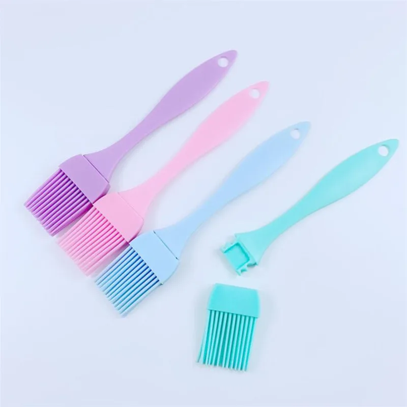 Silicone Brush Baking Bakeware Bread Cook Brushes Pastry Oil Non-stick BBQ Basting Brushes Tool Best Kitchen Gadget