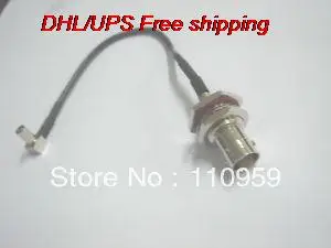 

DHL/EMS Hot 100 pcs MS147 Male to BNC Female Nut Bulkhead RG174 3G Modem-A2