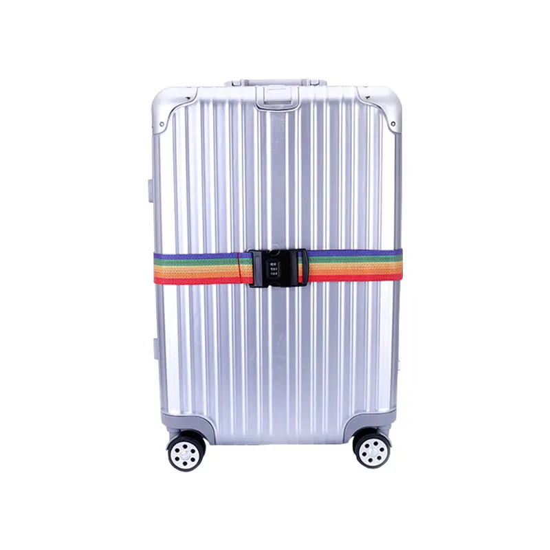 11 цветов Регулируемый 200 см PP дорожный замок багажный ремень защита для путешествий ремень аксессуары чемодан, дорожная сумка багажный ремень
