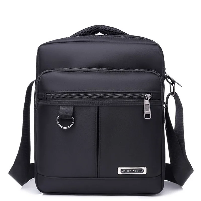 Men's Shoulder Bag Messenger Bag Nylon Material British Casual Retro Style High Quality Design Multifunctional Large Capacity