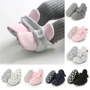 

Pudcoco Fashion Newborn Infant Baby Kids Warm Shoes Girl Toddler Soft Sole Solid Cotton Crib Shoes Prewalker