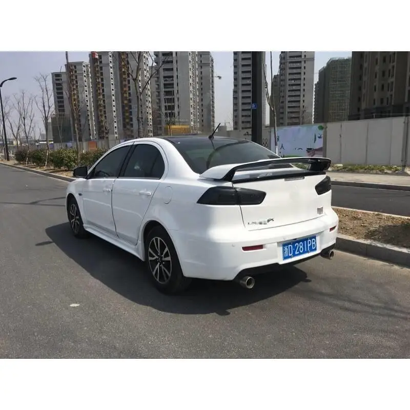 Декоративный аксессуар Automovil внешние аксессуары автомобильный Стайлинг Спойлеры крыльев 18 19 для Mitsubishi Lancer-ex - Цвет: Number 7