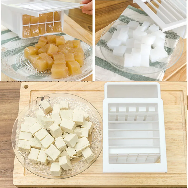 

Kitchen Accessories Cutter Shredder Slicers Women Slicer Home & Living Kitchen Tools & Gadgets Mould Tofu Nicer New Plastic