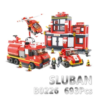 

S Model Compatible with Fireman Rescue Models Building Kits Blocks Toys Hobby Hobbies For Boys Girls