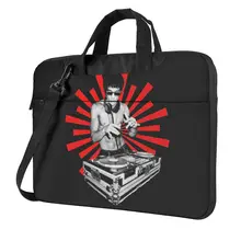 

Bruce Lee DJ Laptop Bag Case Kung Fu Star With Handle Shockproof Computer Bag Cute Bicycle Laptop Pouch