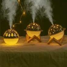 

Humidifier Planet Night Light Household Aroma Diffuser Lighting 200ml Automatic Power-off USB