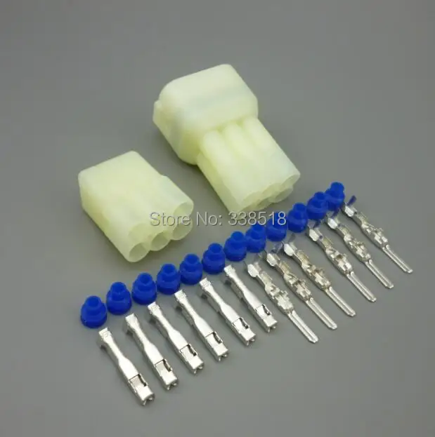 JJSJQCPJYXGS 6 Pin женский и мужской соединительный элемент мотоцикла 6189-6171 6180-6181 электрического соединителя подходит для Toyota