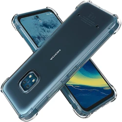 Reinforced Corner Clear Shockproof Soft TPU Protective Case for Nokia XR20 (Clear)