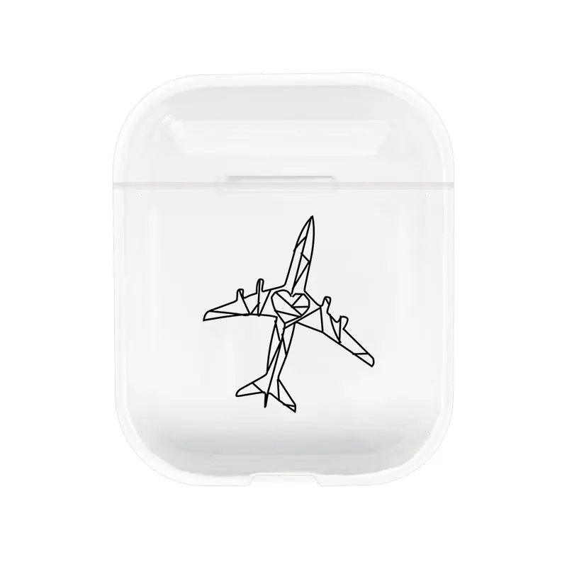 Милый чехол для Apple airpods чехол мультфильм путешествия слово mapпрозрачный Bluetooth наушники чехол для Airpods наушники мягкий чехол - Цвет: I200942