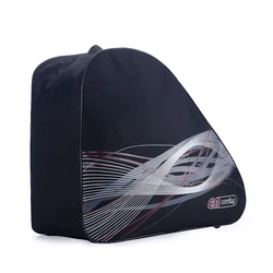 Black Adult Roller Ice Inline Skate Shoes Ski Snow Boots Bag Portable Oxford Carry Bag Shoulder Bag Big Capacity Waterproof