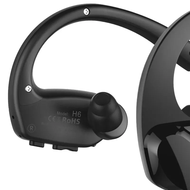 H6 Wireless Bluetooth Sport Earphone Headphone Waterproof Stereo Sound Earbuds For Xiaomi Iphone Samsung With Mic