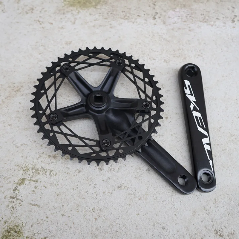 track fixie bike Crankset 49T BCD140 biciclet Aluminum Single Speed track bike road bike Fixed Gear bike Chainwheel cranks