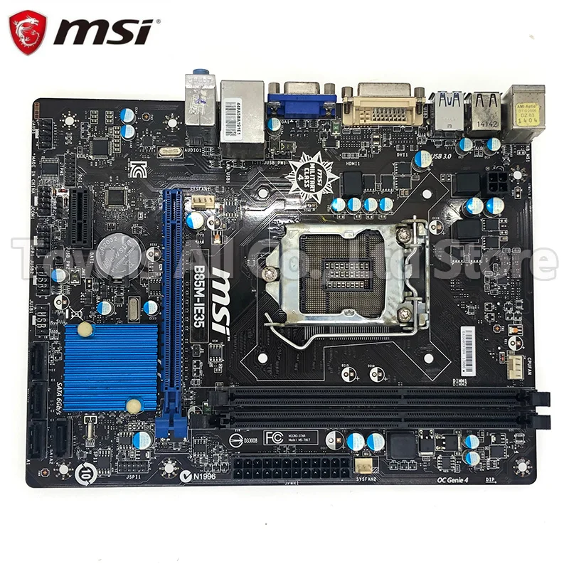 MSI B85M-IE35 оригинальная материнская плата LGA 1150 DDR316B USB3.0 SATA III B85 б/у настольная материнская плата