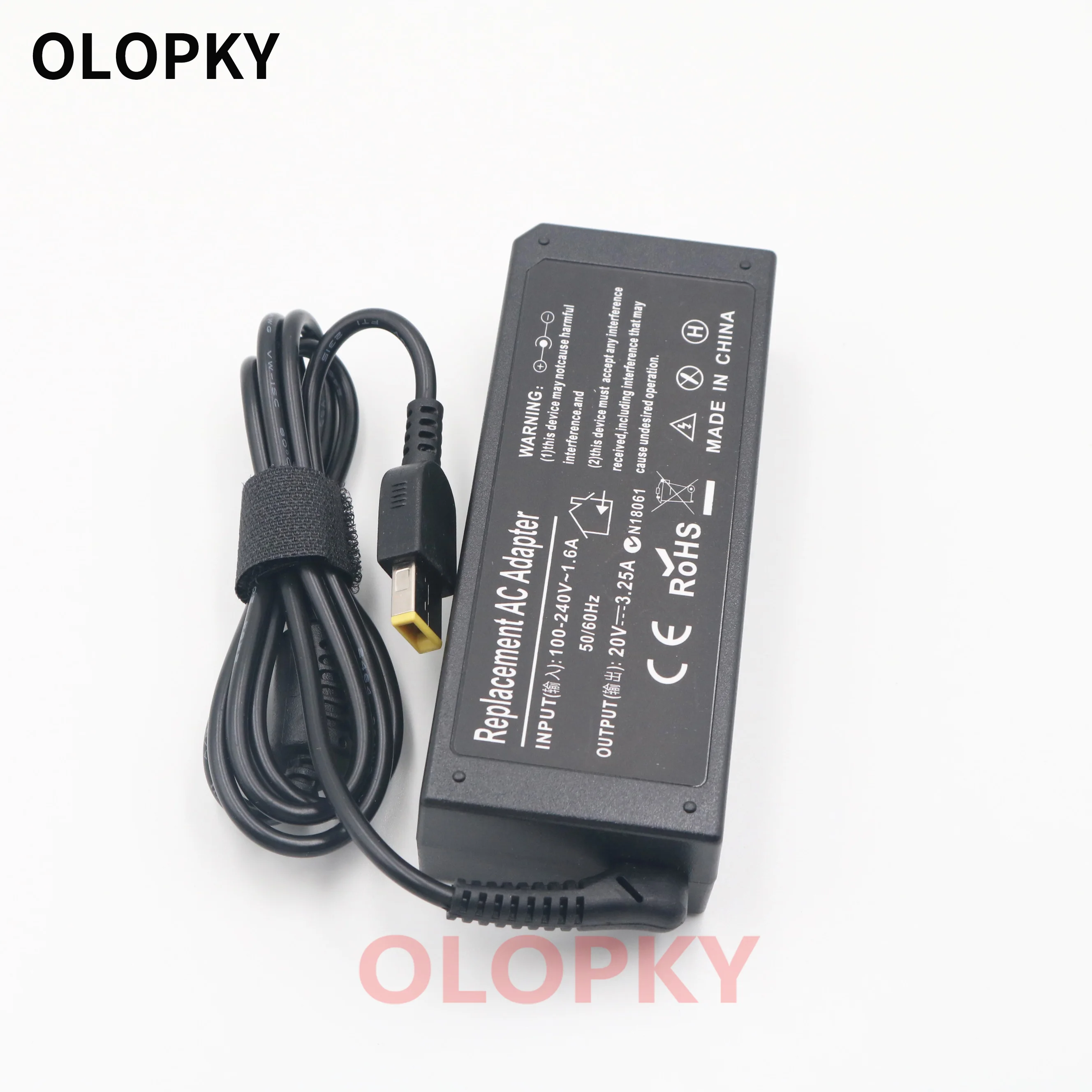 20V 3.25A адаптер для lenovo Z41 Z41-70 B50 Z70-80 Z50 Z50-70 Z50-75 S21e ноутбук Зарядное устройство блок питания