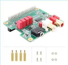 Raspberry pi dac placa de expansão pcm5122 módulo de áudio de alta fidelidade compatível com raspberry pi 3 modelo b + (plus), 3b, 2b, b +