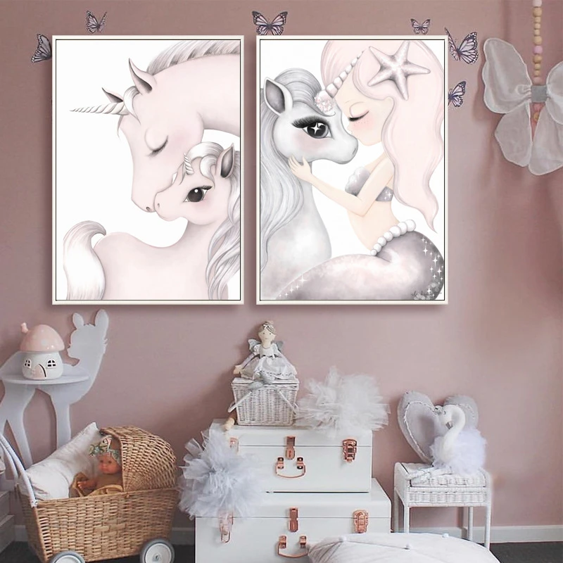 laminas para cuadros decorativos poster nordico para dormitorio de ninos y ninas