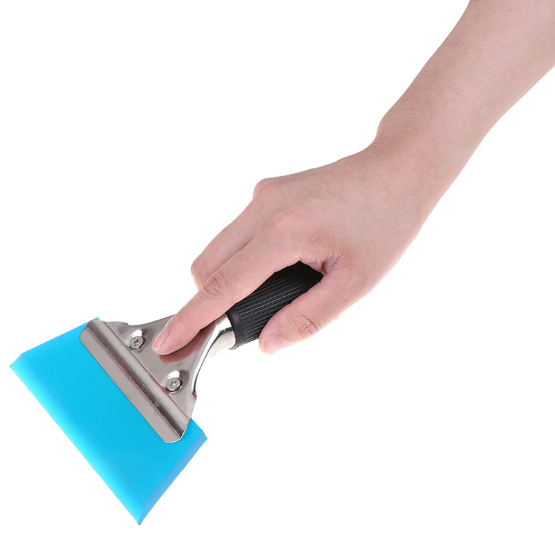 Car Tools Window Squeegee Water Wiper Handled Rubber Ice Scraper Blade Car Auto Snow Shovel Glass Cleaner Tinting Tool car window tools