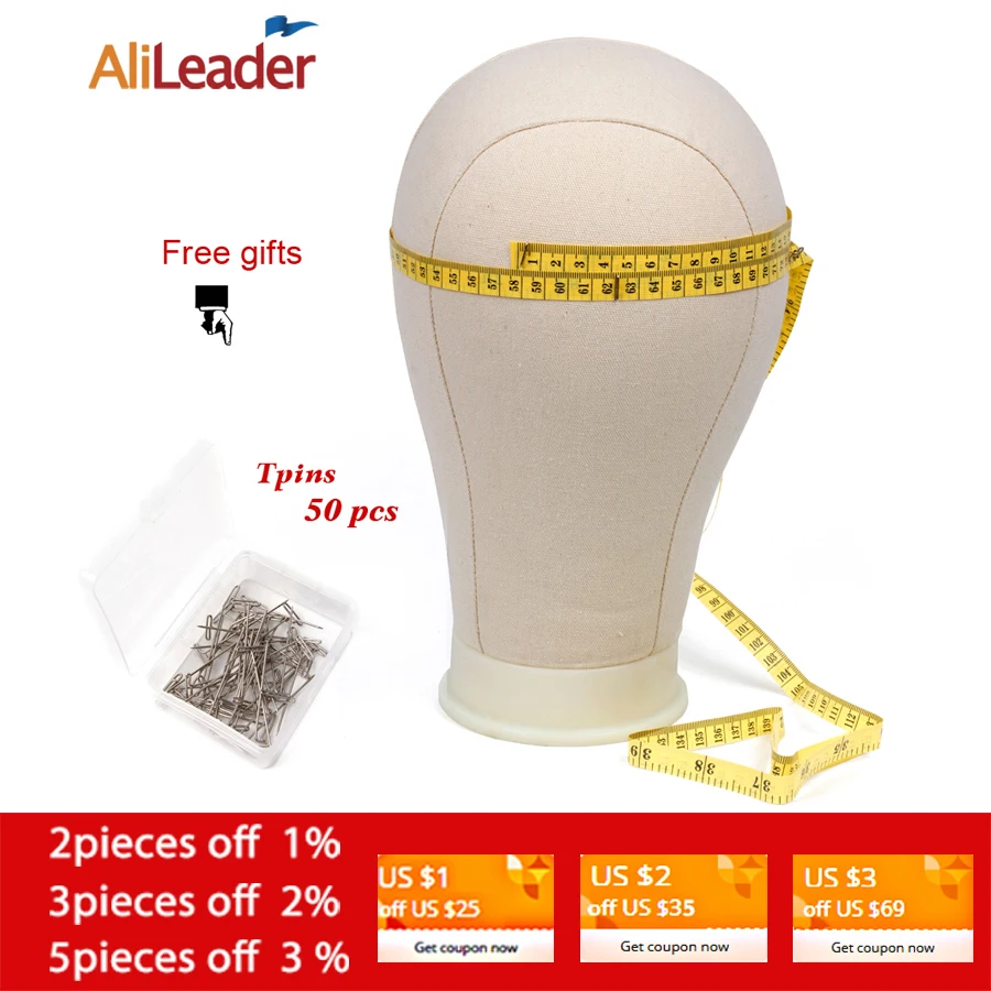 Najtaniej Alileader 21 22 23 24 25 calowy biały blok płótno głowa manekina peruki głowa manekina wyświetlanie Making Model stylizacji głowa manekina
