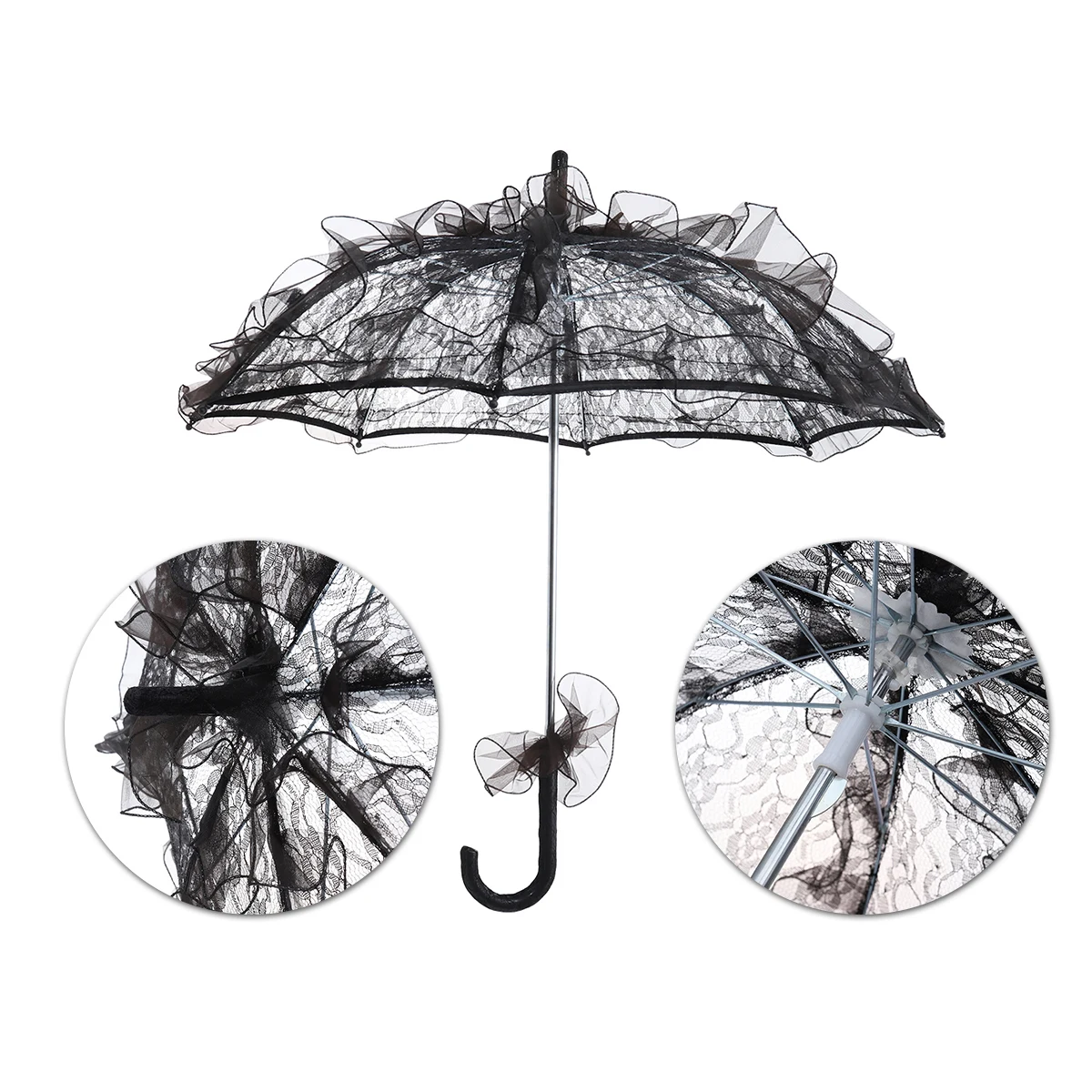 Стильный западный стиль зонтик кружева Флер Зонтик Украшение Свадьба невесты зонтик