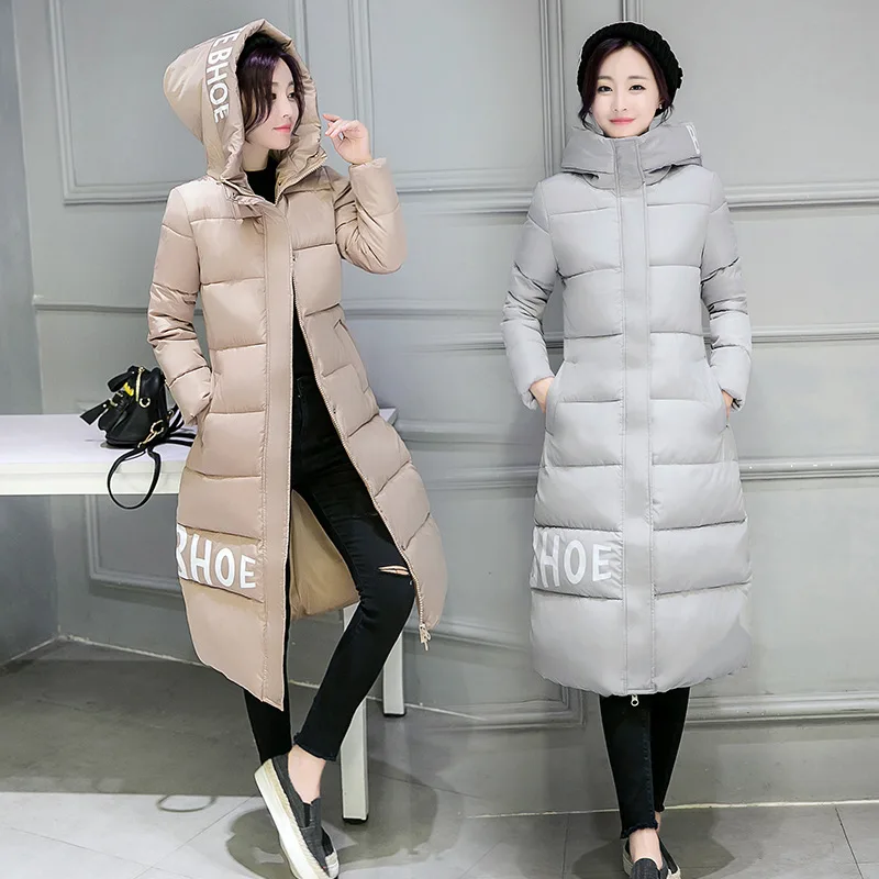 Women Down Parka Tide Autumn Winter Jacket Women Down Coats Female Outerwear Long Lady Clothing Whi