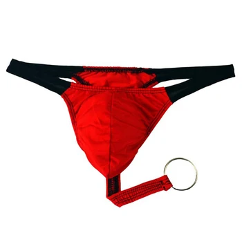 

Hot Mens Mini Sexy Low-rise G-string Bluge Pouch Ring T-back Backless Underpants