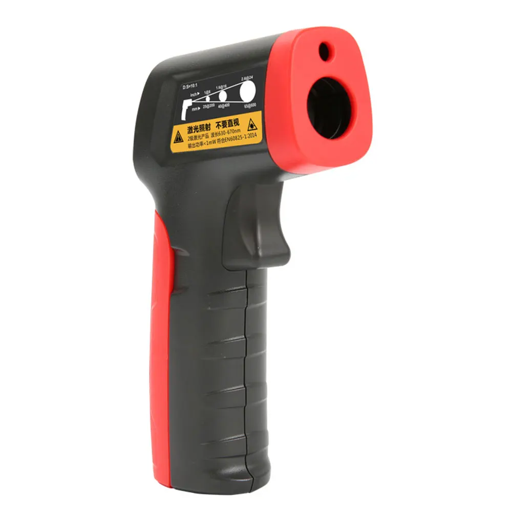 Temperature Measurement Tool Health Black Red Infrared Thermometer Contactless Industrial Thermometer ABS with LCD