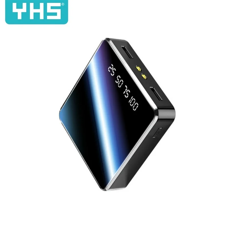 Мини 10000 мАч Внешний аккумулятор Двойной USB портативный внешний зарядное