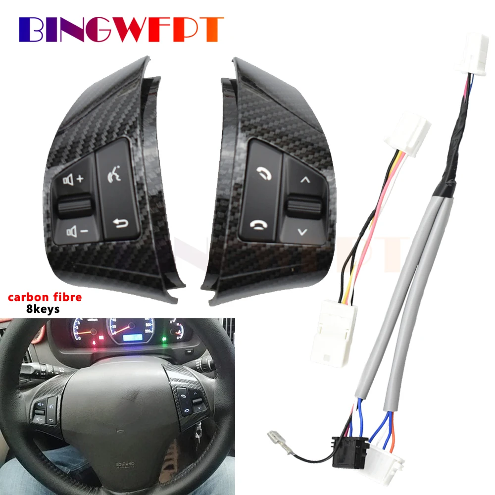 High Quality For Hyundai Elantra HD 2008-2016 Steering Wheel Remote Control Button Audio and Channel Buttons switch | Автомобили и