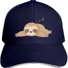 Kawaii ленивый Ленивец унисекс бейсболка s Natty пиковая Регулируемая Кепка