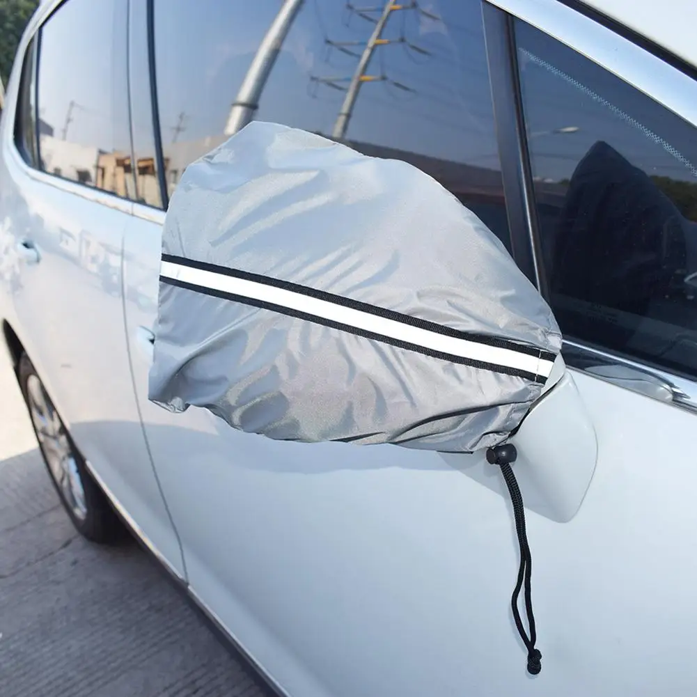 2 шт Накладка на зеркало заднего вида автомобиля Защита от мороза защита от льда водонепроницаемый солнцезащитный козырек боковое зеркало защита от снега