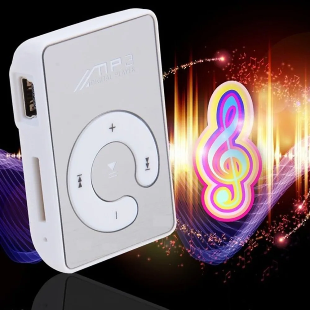 Портативный мини-клип USB MP3 плеер музыкальный медиа поддержка Micro SD TF карта Мода Hifi MP3 для спорта на открытом воздухе
