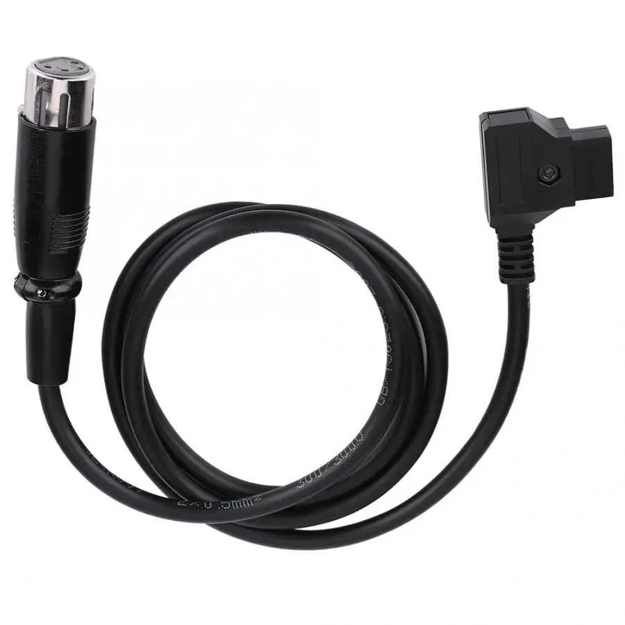D-Tap для XLR 4-контактный разъем адаптера Питание кабель шнур 100 см для v-образного крепления кабель с адаптером для аккумулятора