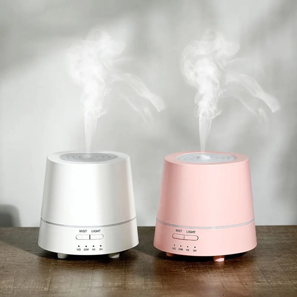 

150ml Stump Aroma Diffuser Ultrasonic Air Humidifier Essential Oil Diffuser with 7 Colors LED Lights Desktop Air Purifier