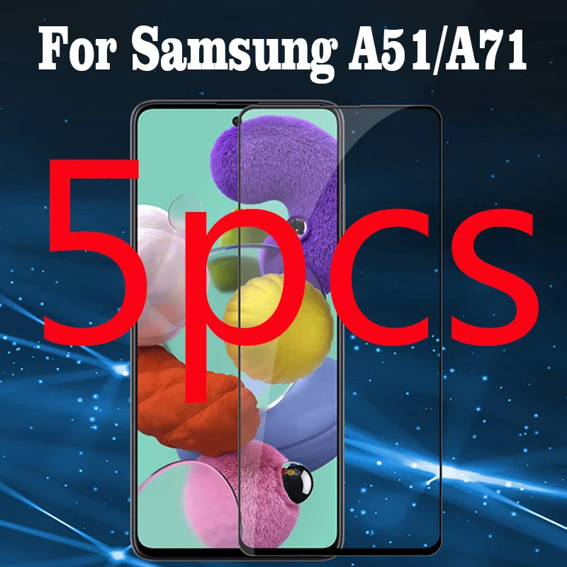 Закаленное 3d-стекло для samsung galaxy a51 sm-a515f защитная пленка с полным покрытием a71 sm-a7160