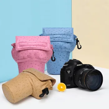 

Roadfisher Waterproof Vintage Camera Shoulder Pig Bag Insert Case Fit DSLR Canon 70D 80D 77D 5500 800D 700D Sony Nikon D3200