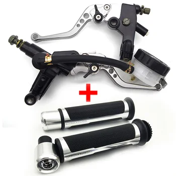 

Motorcycle Grip & Motorbike Brake Pump Clutch Lever For HONDA deauville cb650f hornet cb600 varadero xl1000 zoomer