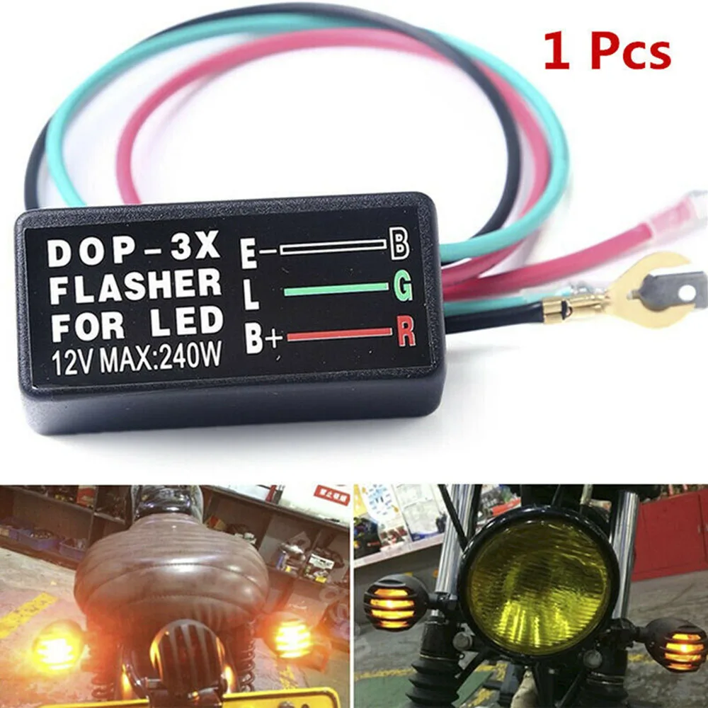 

Universal 12V Motorcycle Blinker Relay 3 Wires Flasher Relay For Motorcycle LED Halogen Turn Signal Light Blinker Relay