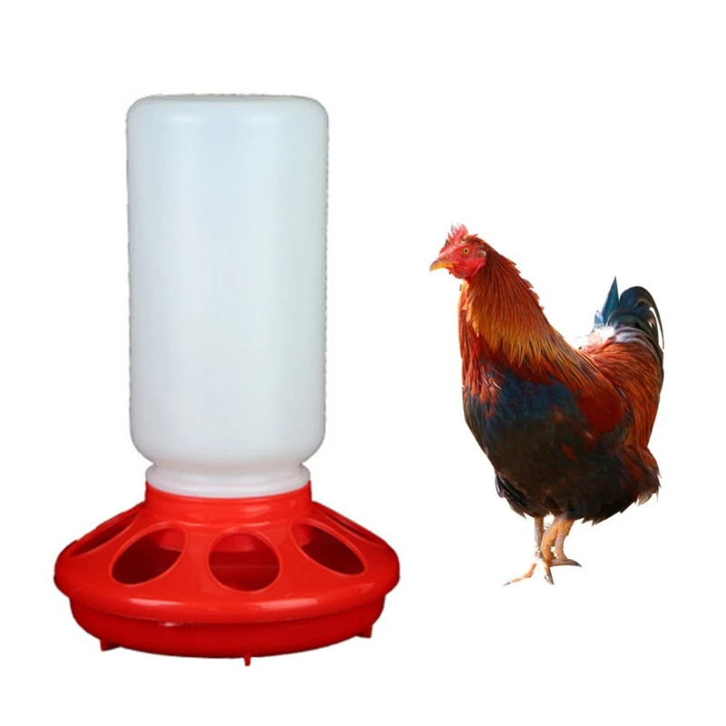 Auto Plastic Chicken Poultry Hen Drinker Food Feeder Waterer Pet Supply 