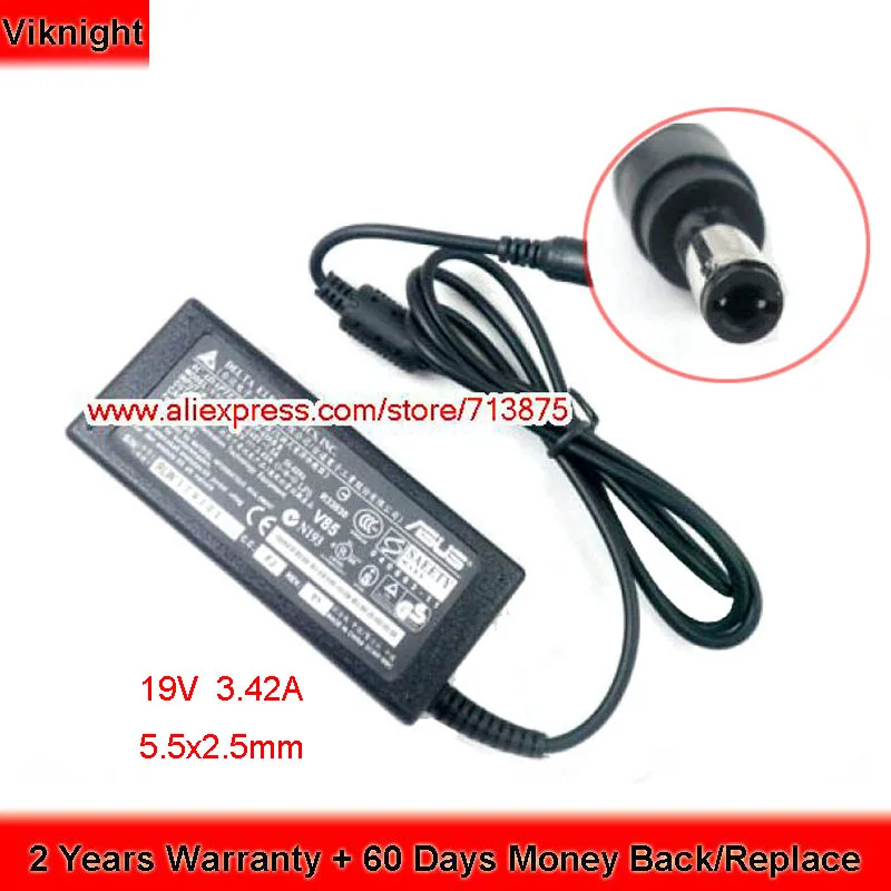 ADP-65DB B 19V 3.42A адаптер переменного тока питания для ноутбука Asus UL20FT R1F F555LA X552E X550CA SADP-65NB BB SADP-65KB B 0335A1965 ADP-75SB B PA-1650