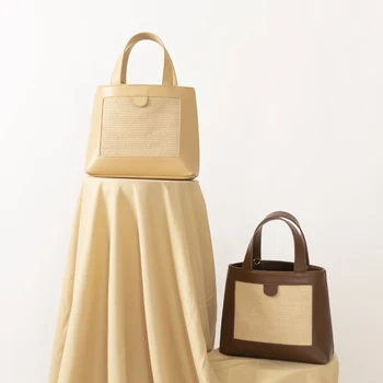 

Vintage Woven Bag Women's High-Grade Handbag Shoulder/Crossbody Bag